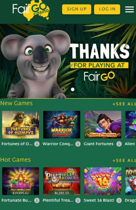 Fair Go Casino App is a mobile application designed for both Android and iOS operating systems.