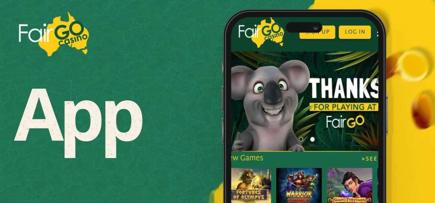 Fair Go Casino Mobile App Interface