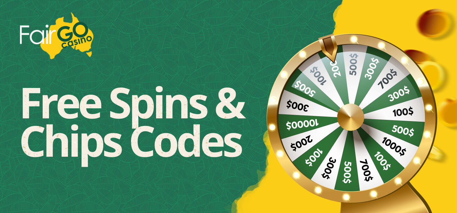 free spins and free chips codes